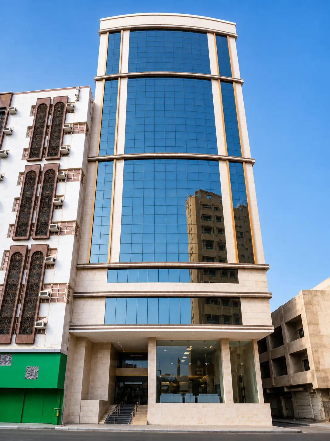 Qeerwan Al Mashaer Hotel 3, seen from the street